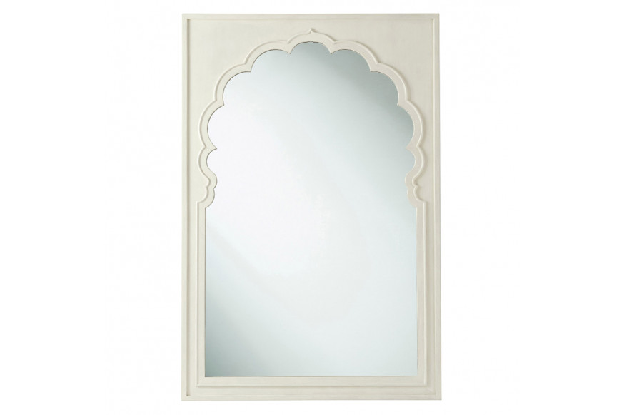 Theodore Alexander™ Jaipur Wall Mirror - White Finish
