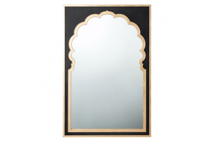 Theodore Alexander™ Jaipur Wall Mirror - Black Finish