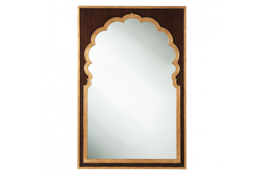 Theodore Alexander™ Jaipur Wall Mirror - Brown Finish