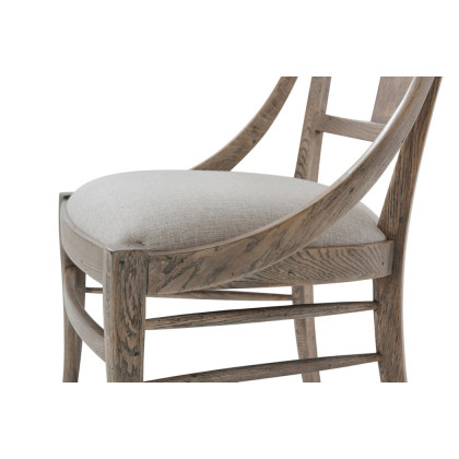 Theodore Alexander Solihull Dining Chair - Gray Echo Oak