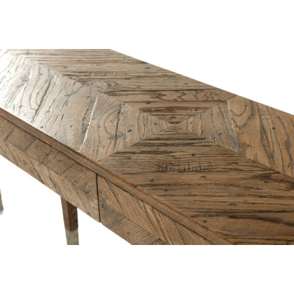 Theodore Alexander Calhoun Long Console Table - Light Echo Oak