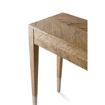 Theodore Alexander Calhoun Long Console Table - Light Echo Oak