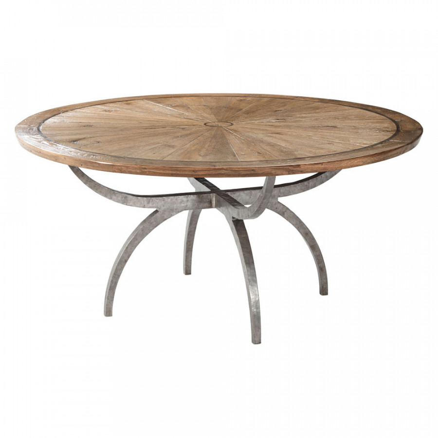 Theodore Alexander Lagan Dining Table - Light Echo Oak