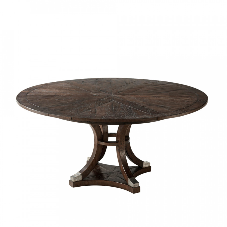 Theodore Alexander Devereaux Dining Table - Dark Echo Oak
