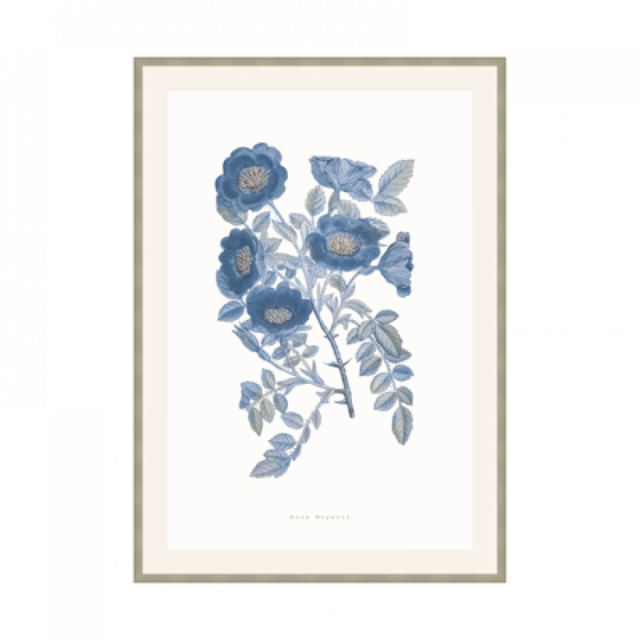 Theodore Alexander - Bouquet Blue 5 Wall Art