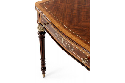 Theodore Alexander™ Adolphus Side Table - Brass Inlaid