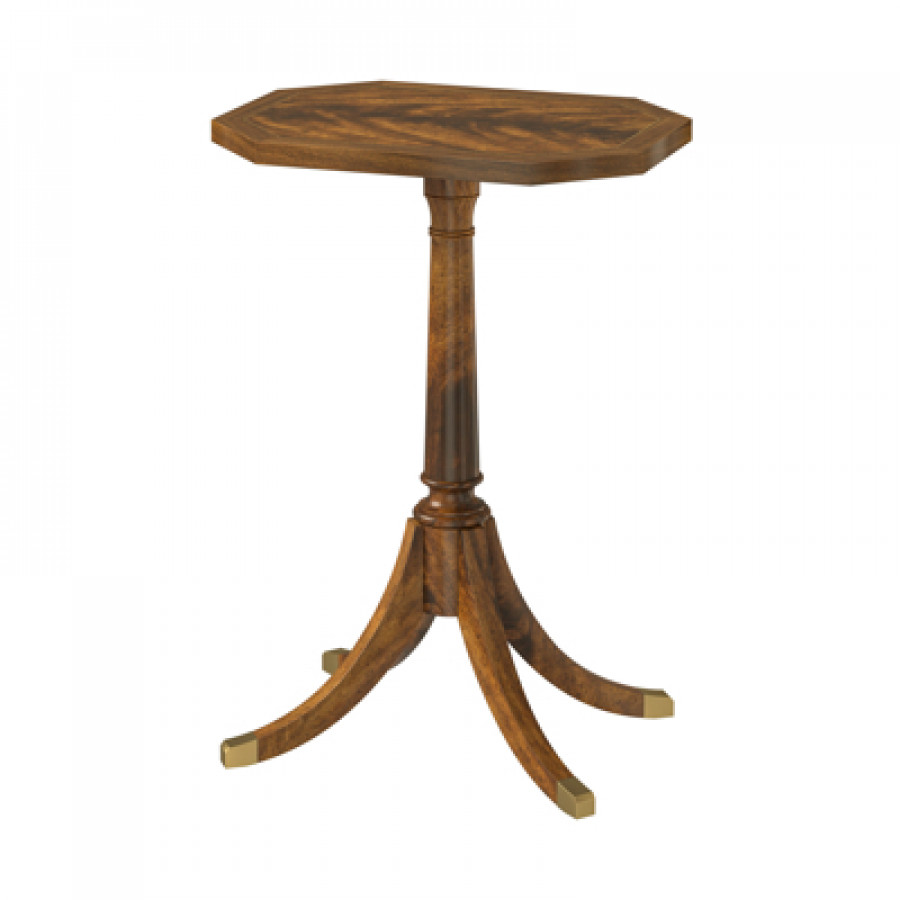Theodore Alexander Sloane II Octagonal Occasional Table - Edwardian Brown