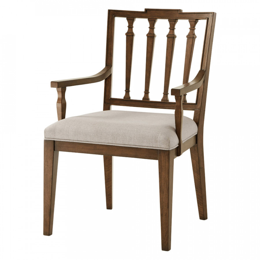 Theodore Alexander The Tristan Dining Armchair - Avesta Finish