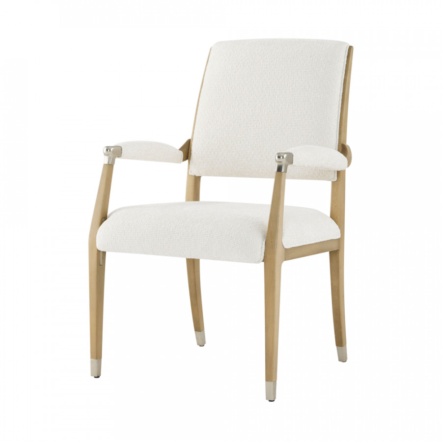 Theodore Alexander Origins Dining Armchair - Sesame