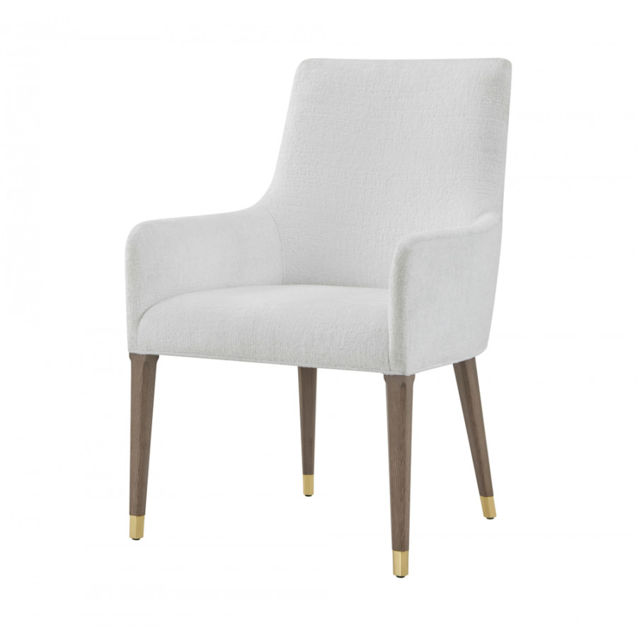 Theodore Alexander Judith Leiber II Dining Arm Chair - Mink