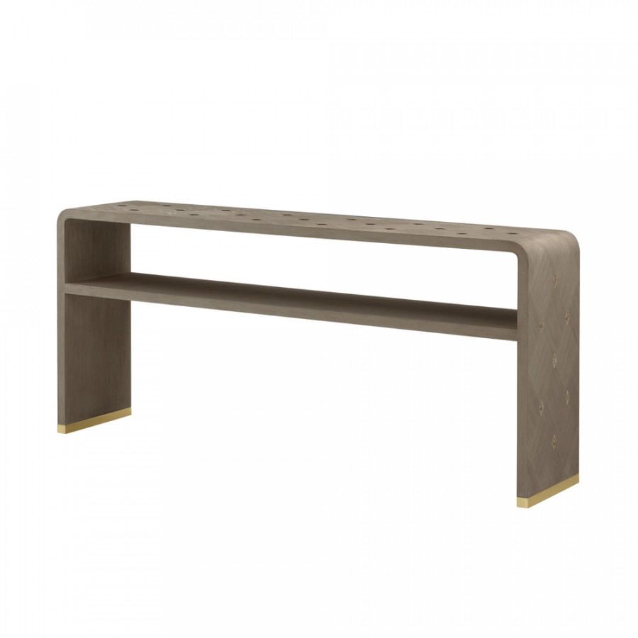 Theodore Alexander Judith Leiber Console Table - Mink