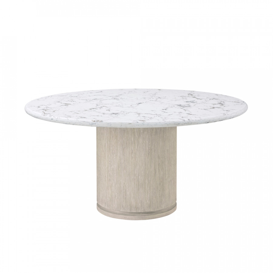 Theodore Alexander - Horizon Round Quartz Dining Table