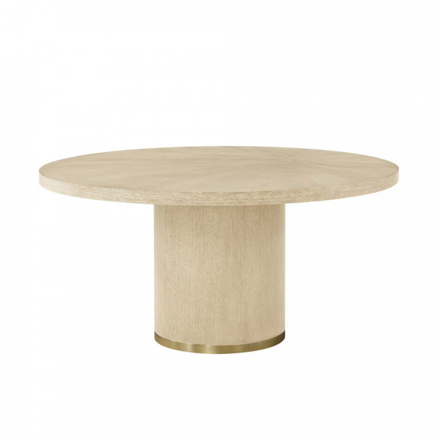 Theodore Alexander Judith Leiber Round Sunburst Dining Table - Martini