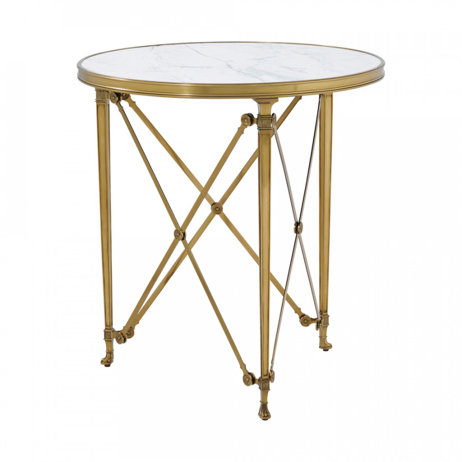 Theodore Alexander - Spencer London Round Brass Center Table