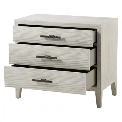 Theodore Alexander Breeze 3-Drawer Nightstand