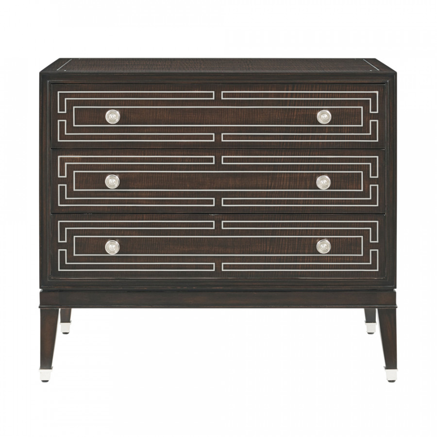 Theodore Alexander Spencer London 3-Drawer Nightstand - Fulham