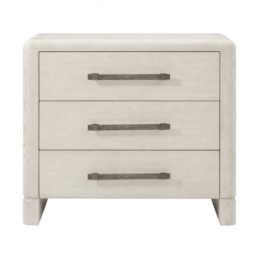 Theodore Alexander Luna 3-Drawer Nightstand - Cascade