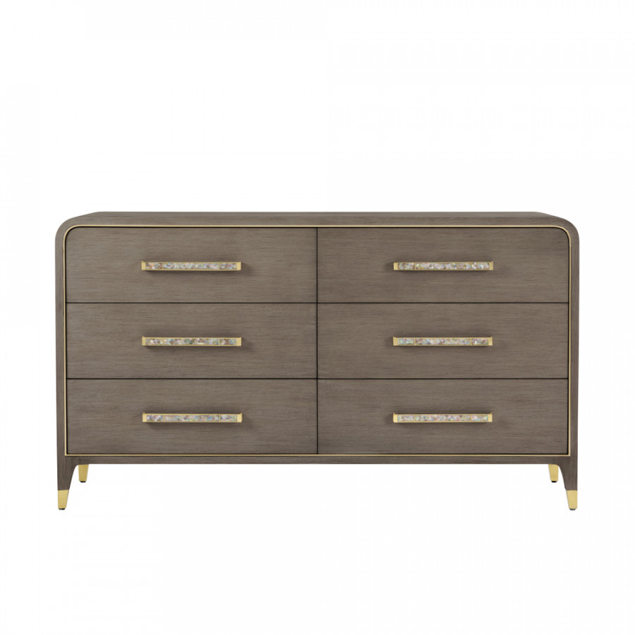 Theodore Alexander Judith Leiber 6-Drawer Dresser - Mink