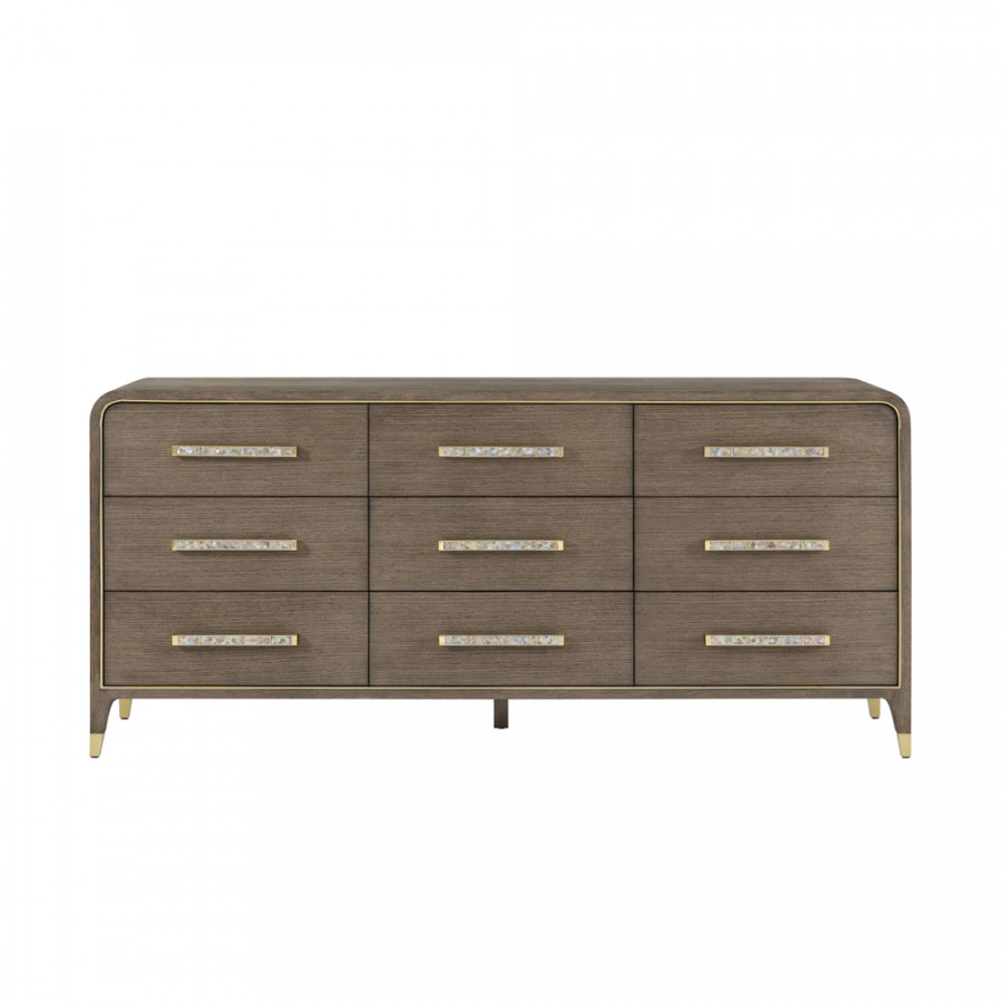 Theodore Alexander Judith Leiber 9-Drawer Dresser - Mink