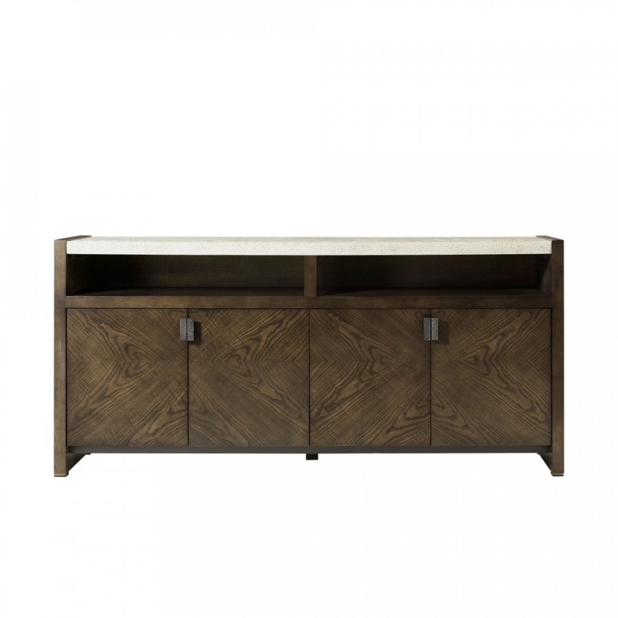 Theodore Alexander Catalina Media Cabinet - Earth