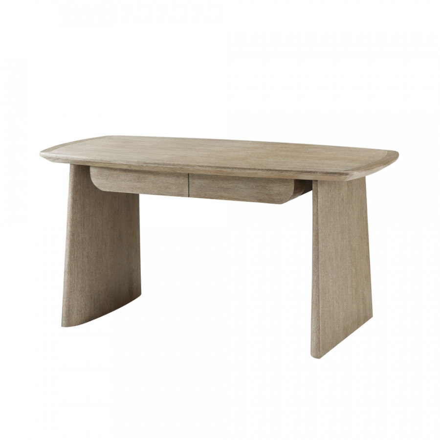 Theodore Alexander Repose Wooden Desk - Gray Oak