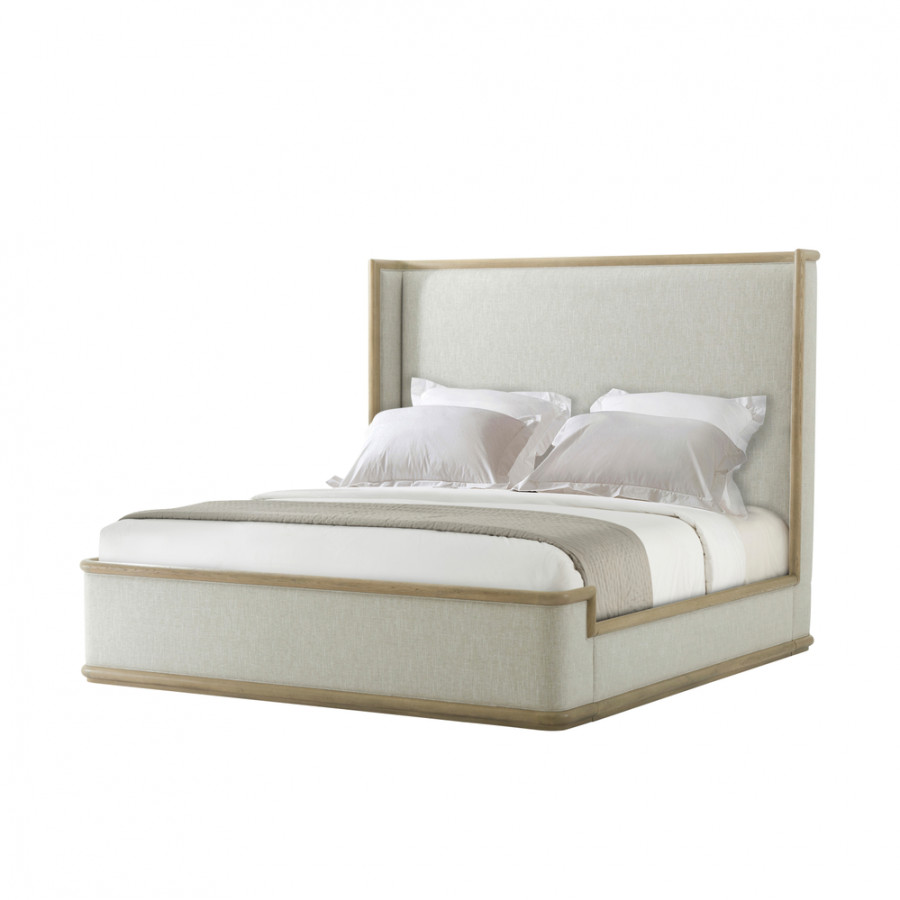Theodore Alexander Catalina Upholstered Us King Bed - Dune