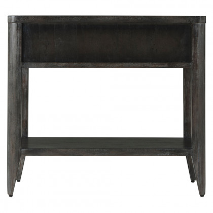 Theodore Alexander York Large Bed Side Table - Rowan/Brass