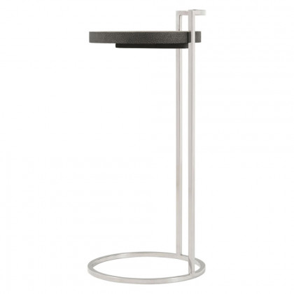 Theodore Alexander Alistair Accent Table - Tempest/Nickel