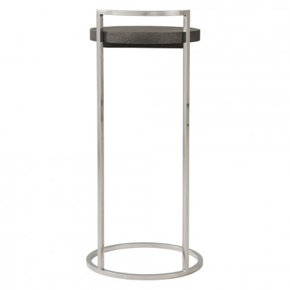 Theodore Alexander Alistair Accent Table - Tempest/Nickel