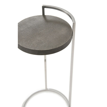 Theodore Alexander Alistair Accent Table - Tempest/Nickel