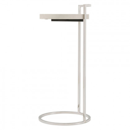 Theodore Alexander Alistair Accent Table - Overcast/Nickel