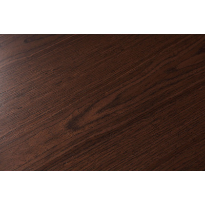 Theodore Alexander Fisher Round Cocktail Table - Walnut Veneer/Brass
