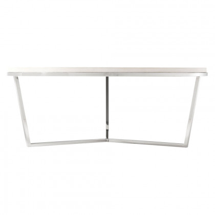 Theodore Alexander Fisher Round Cocktail Table - Shagreen/Nickel