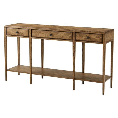 Theodore Alexander Nova 2-Tier/3-Drawer Console Table - Dawn