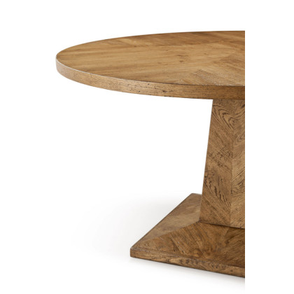 Theodore Alexander Nova Pedestal Dining Table - Dawn