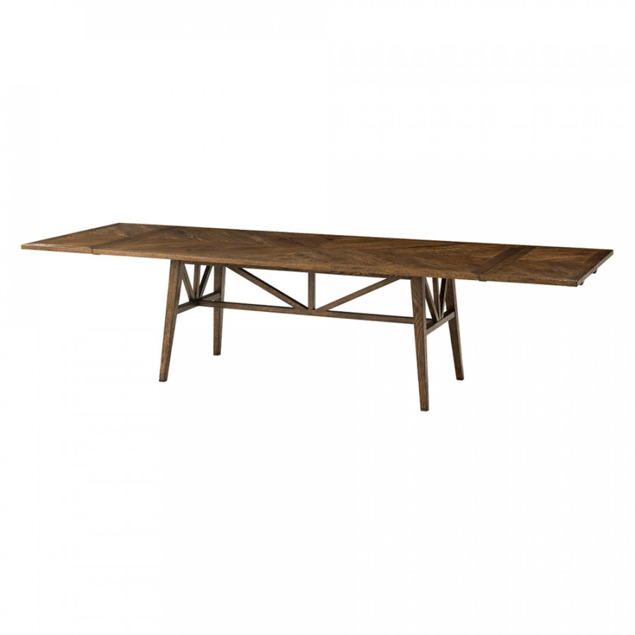 Theodore Alexander Nova Rectangular Extending Dining Table - Dusk