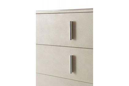 Theodore Alexander™ Blain Tall Boy Chest Of Drawers - Overcast Finish