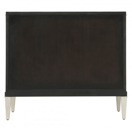 Theodore Alexander Adeline Nightstand - Overcast/Nickel