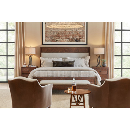 Theodore Alexander Nova 2-Drawer Nightstand - Dawn