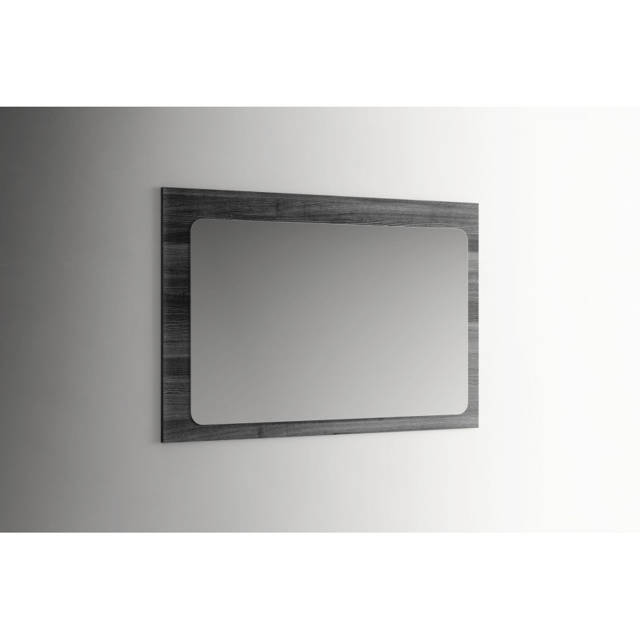 Tomasella - Vulcano Rectangular Mirror in Gray Oak, Wood