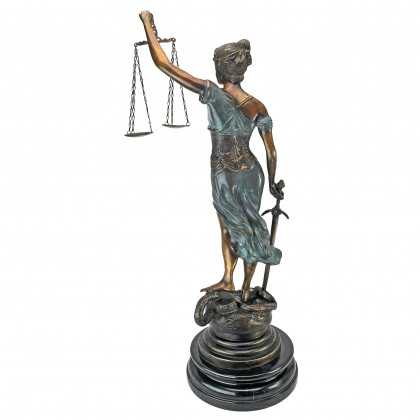 Toscano Themis Blind Justice Statue - Small