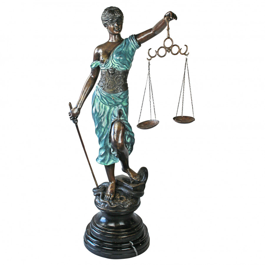 Toscano Themis Blind Justice Statue - Giant