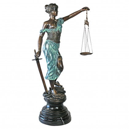 Toscano Themis Blind Justice Statue - Giant