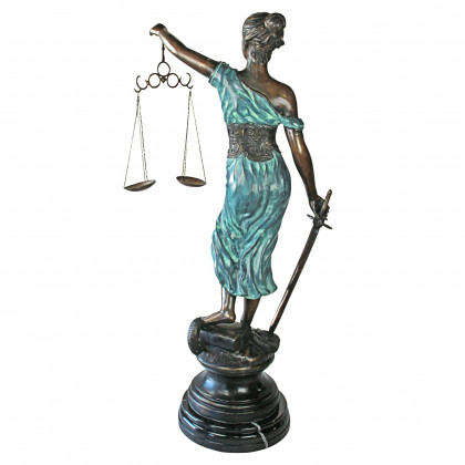 Toscano Themis Blind Justice Statue - Giant