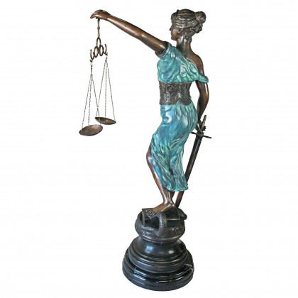 Toscano Themis Blind Justice Statue - Giant