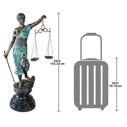 Toscano Themis Blind Justice Statue - Giant
