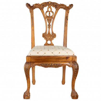 Toscano - English Chippendale Side Chair in Mahogany
