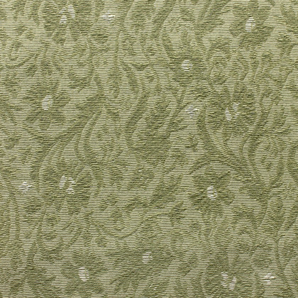 Toscano - Due Cigno Tub Chair in Green, Fabric/Mahogany
