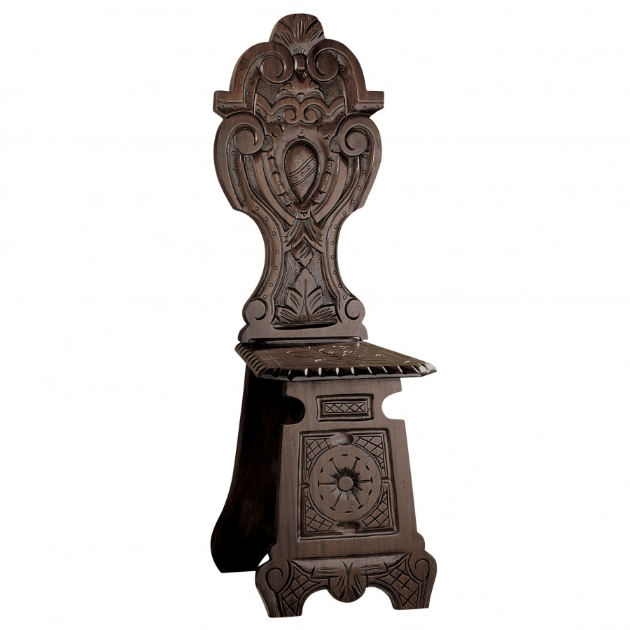 Toscano - Renaissance DeMedici Palace Chair in Cherry, Mahogany