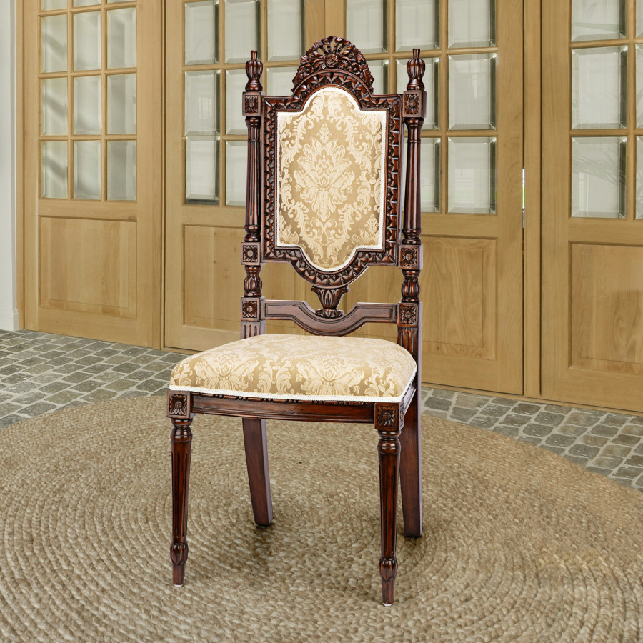 Toscano - Salon des Rosiers Side Chair in Mahogany